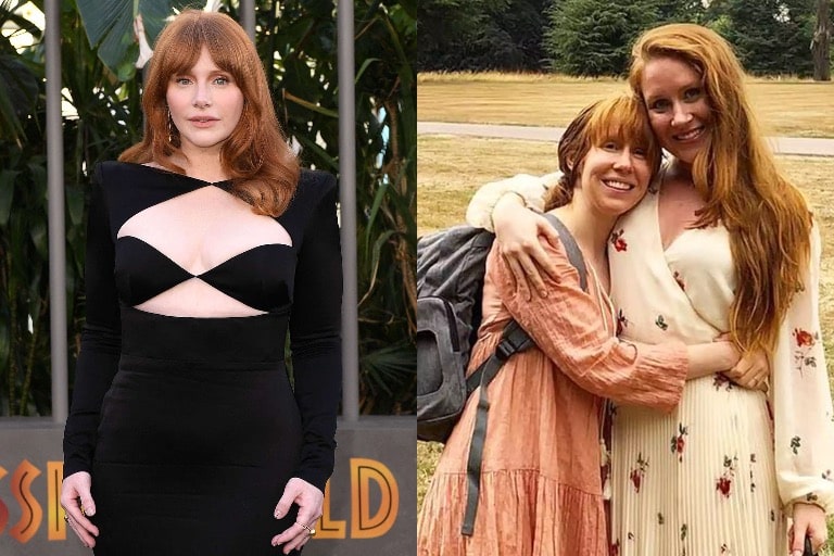 From left: Bryce Dallas Howard, twin sisters Jocelyn Carlyle Howard and Paige Carlyle Howard