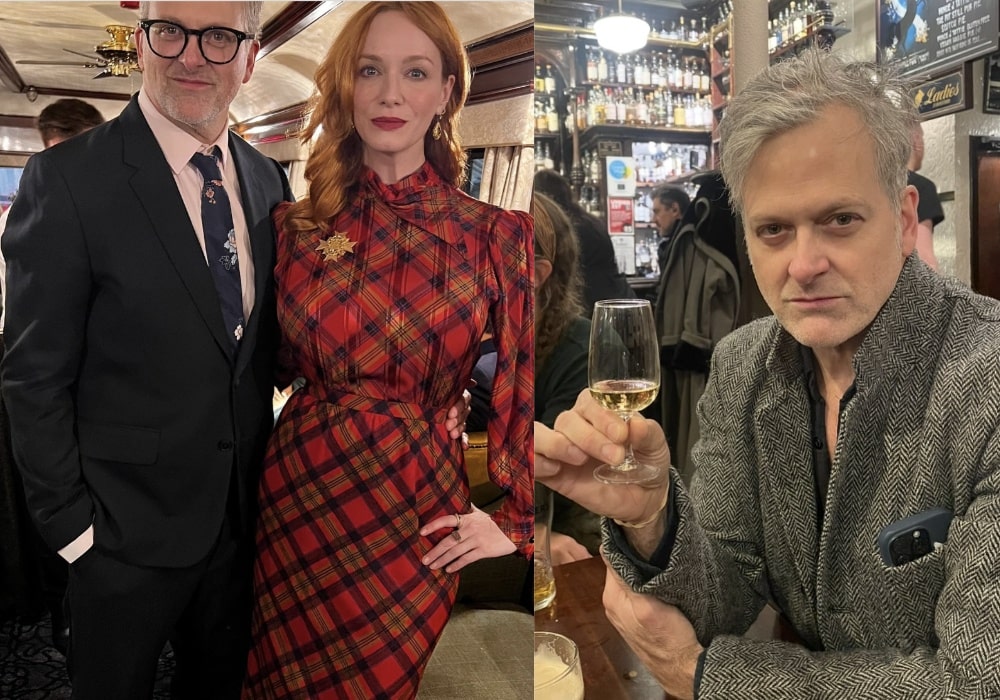 Christina Hendricks herself referred to George Bianchi as' steady rock 'on Instagram